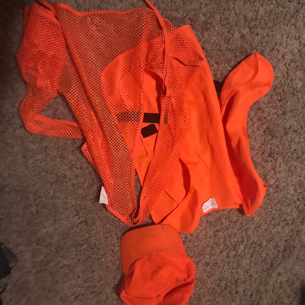 Youth orange hunting set